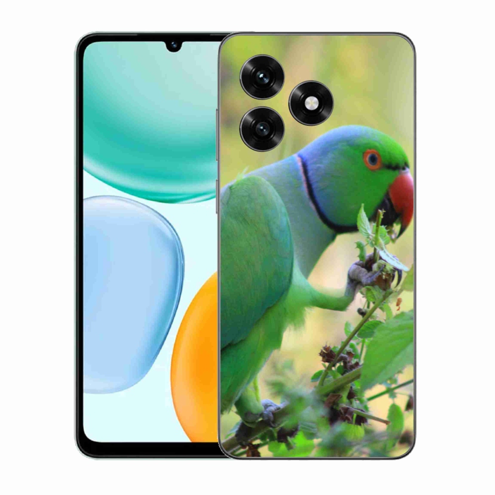 Gelový kryt mmCase na Honor X5c Plus - papoušek alexandr