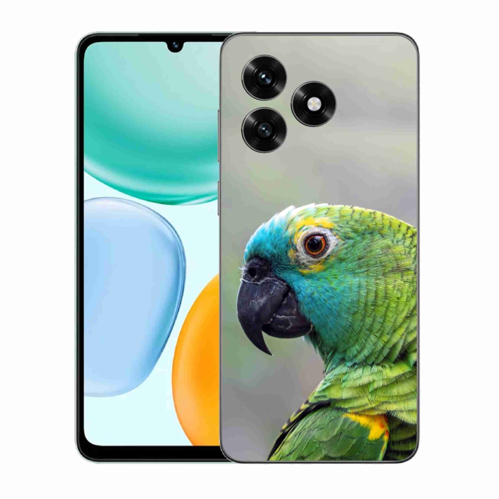 Gelový kryt mmCase na Honor X5c Plus - papoušek amazoňan