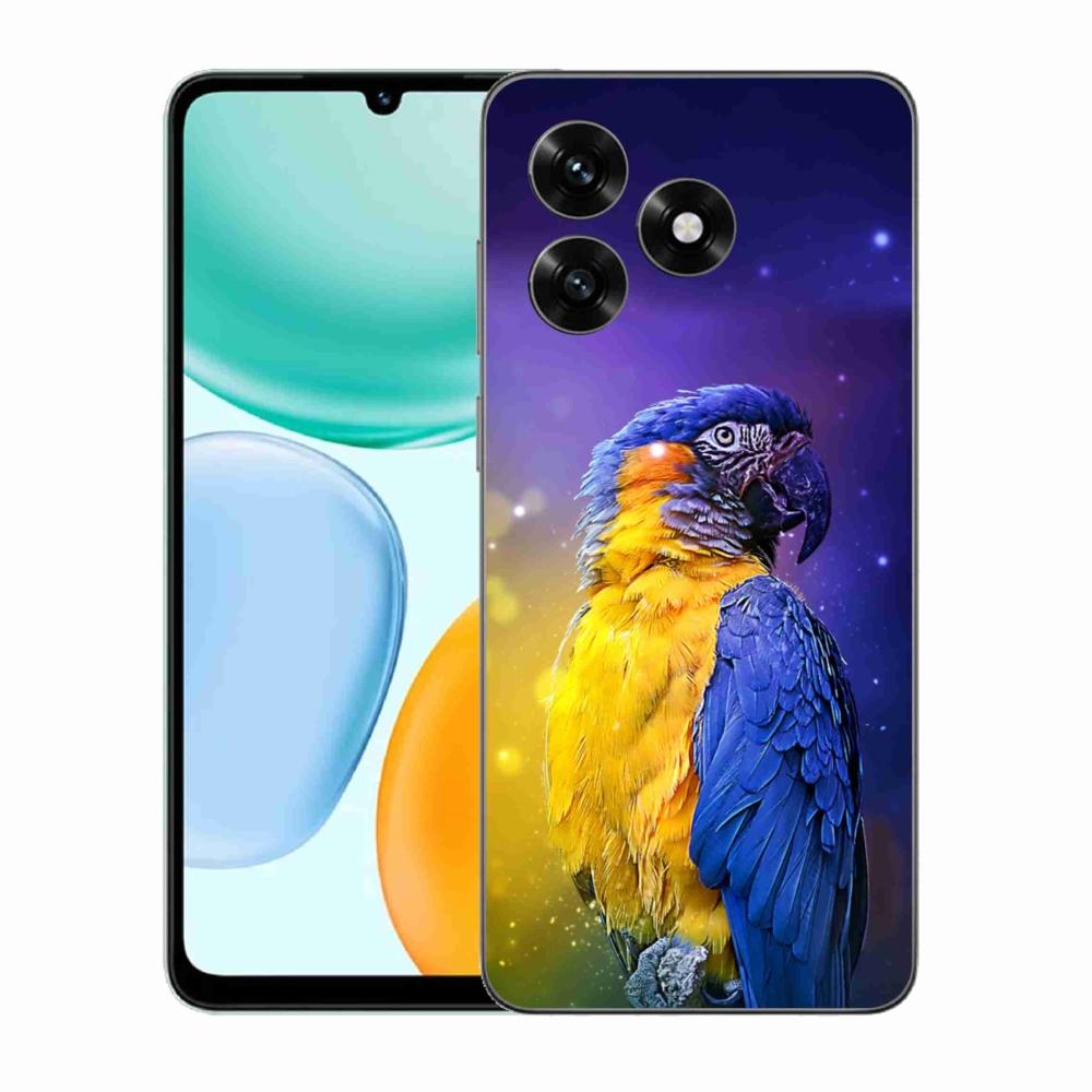 Gelový kryt mmCase na Honor X5c Plus - papoušek ara 1