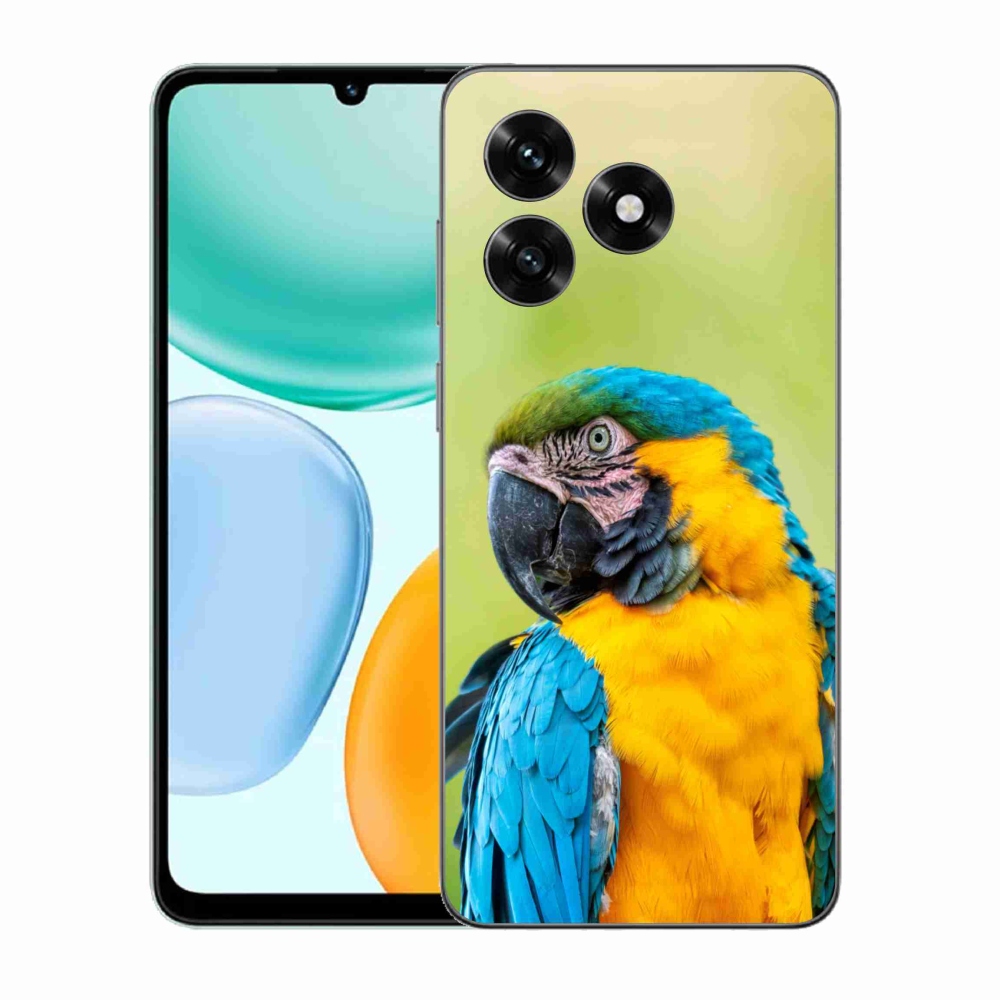 Gelový kryt mmCase na Honor X5c Plus - papoušek ara 2