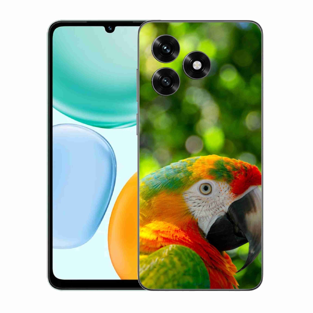 Gelový kryt mmCase na Honor X5c Plus - papoušek ara 3