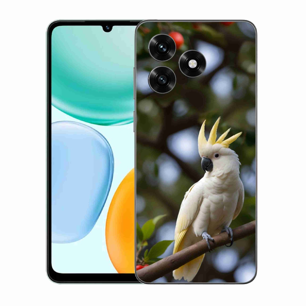 Gelový kryt mmCase na Honor X5c Plus - papoušek kakadu 3