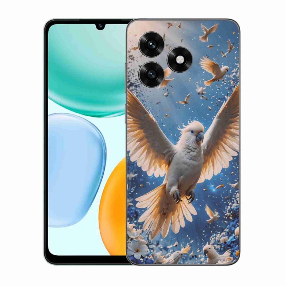 Gelový kryt mmCase na Honor X5c Plus - papoušek kakadu