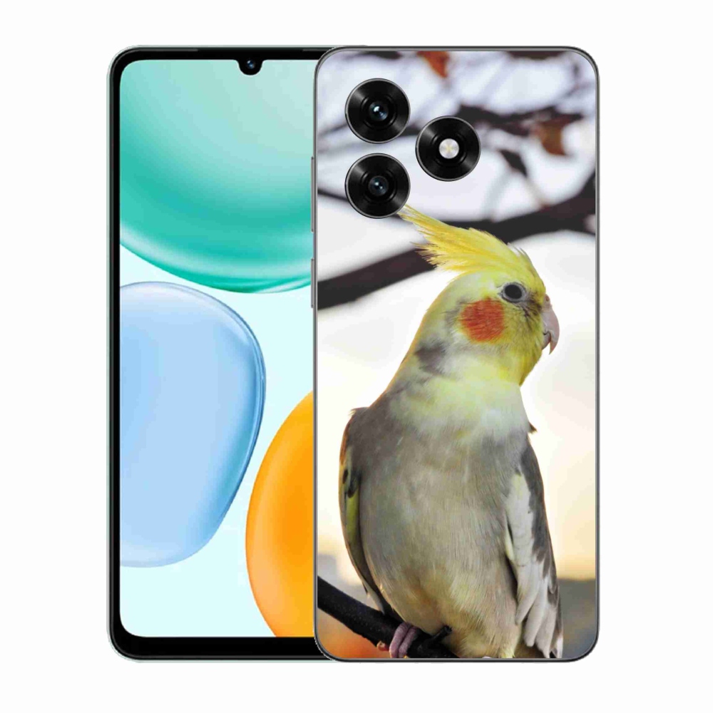 Gelový kryt mmCase na Honor X5c Plus - papoušek korela