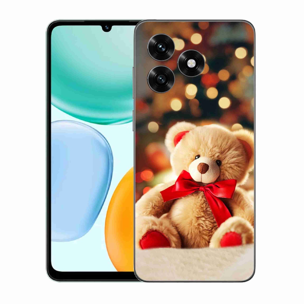 Gelový kryt mmCase na Honor X5c Plus - plyšový medvídek