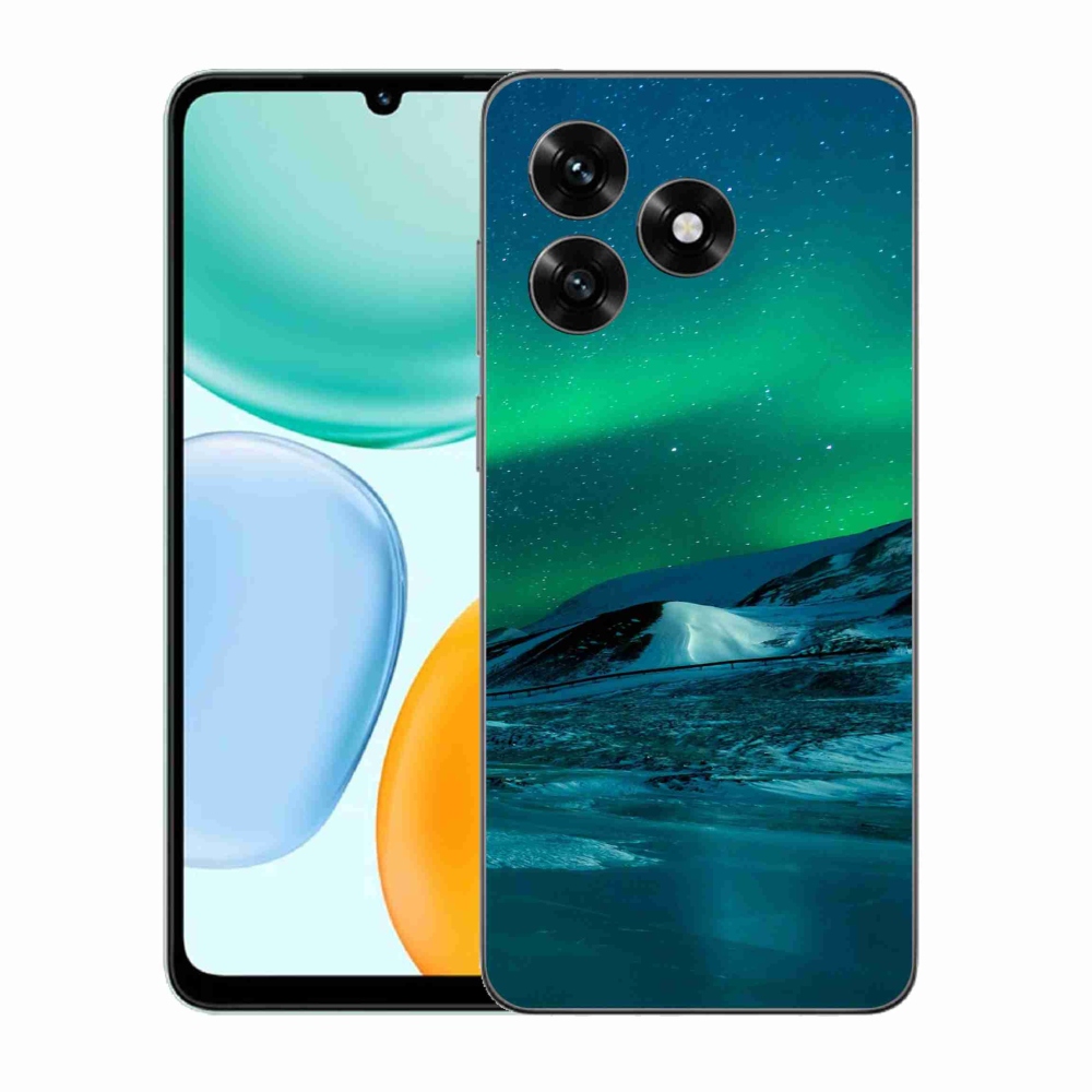 Gelový kryt mmCase na Honor X5c Plus - polární záře