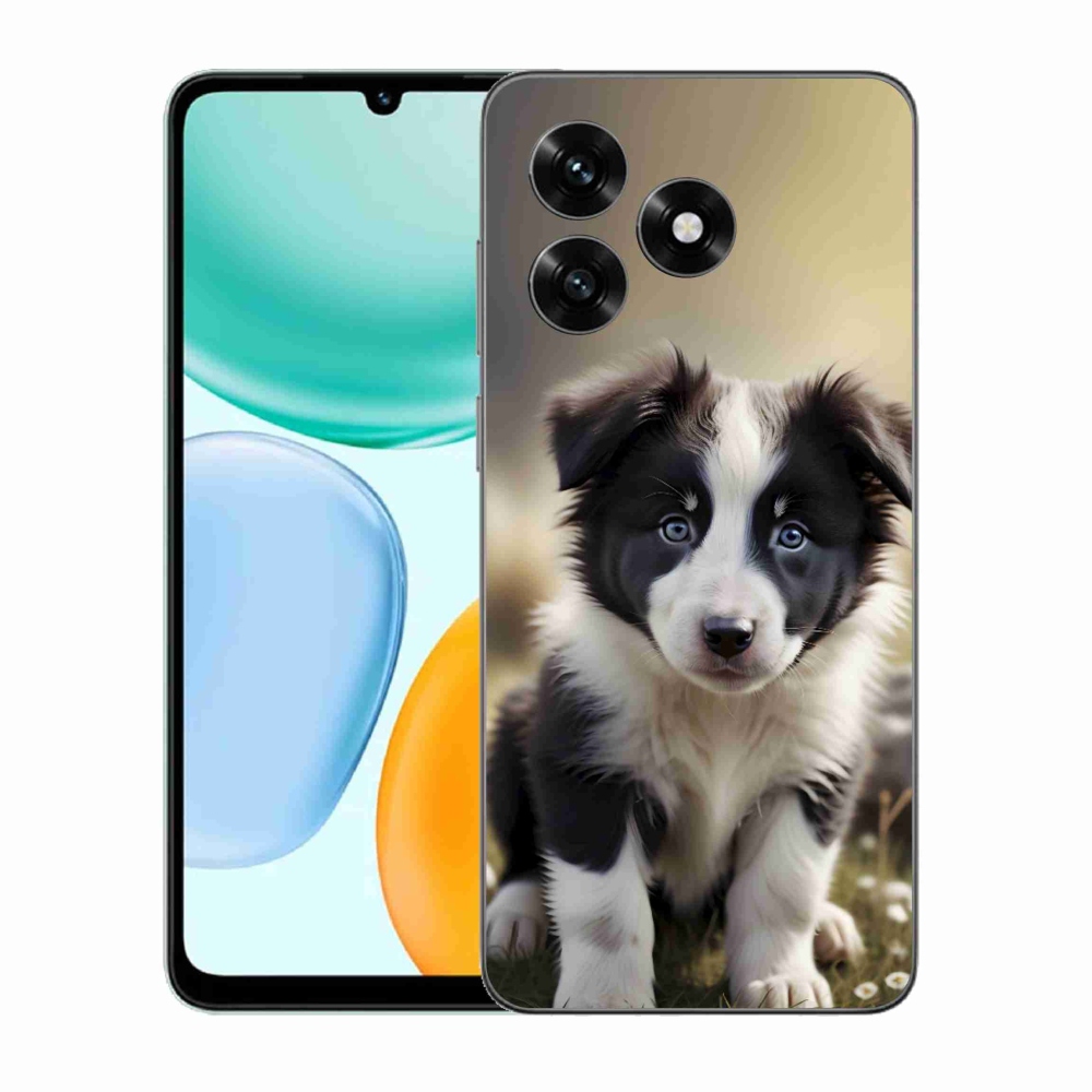 Gelový kryt mmCase na Honor X5c Plus - roztomilá border kolie