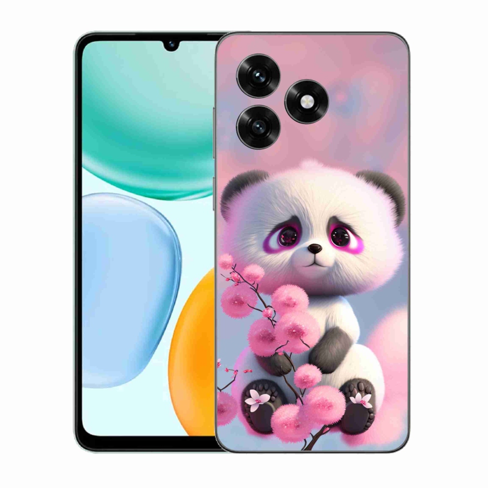 Gelový kryt mmCase na Honor X5c Plus - roztomilá panda 1