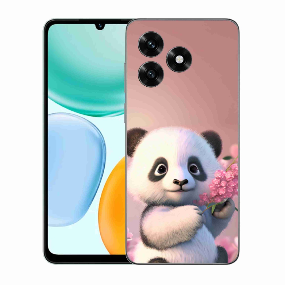 Gelový kryt mmCase na Honor X5c Plus - roztomilá panda