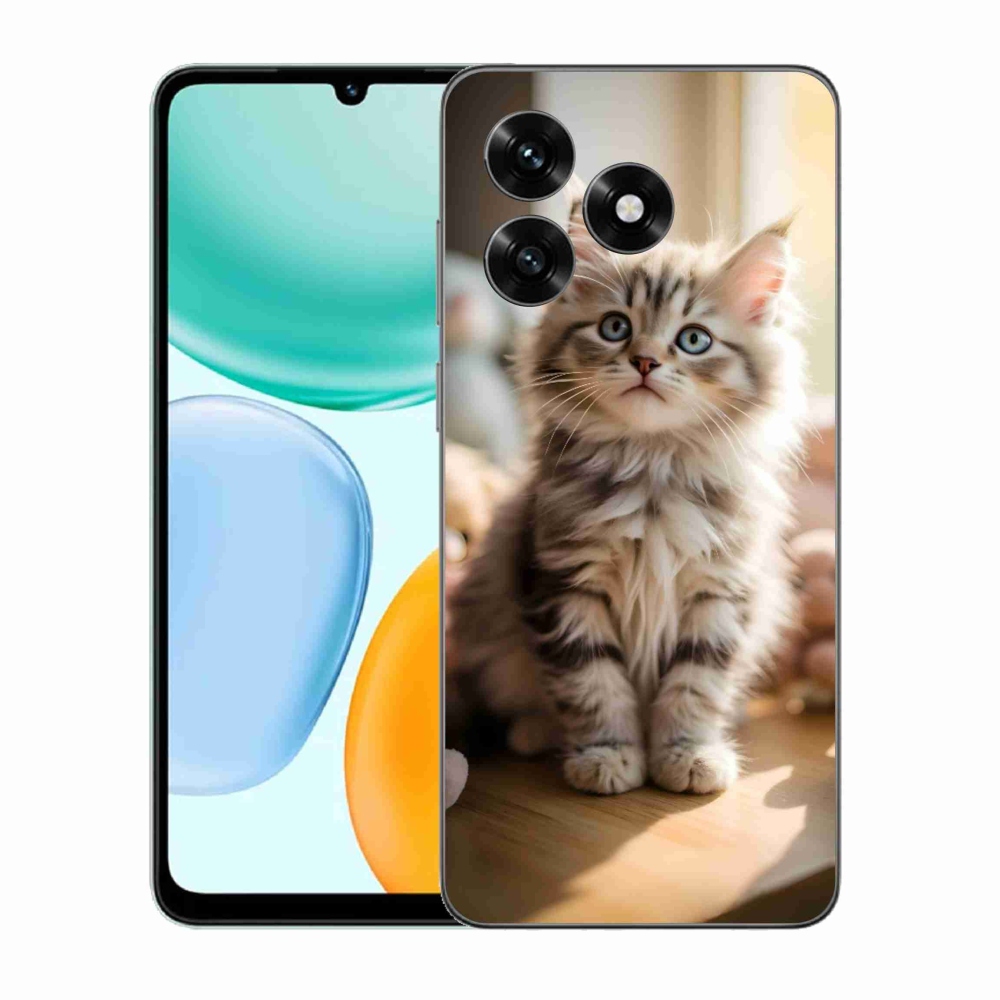 Gelový kryt mmCase na Honor X5c Plus - roztomilé kotě 10