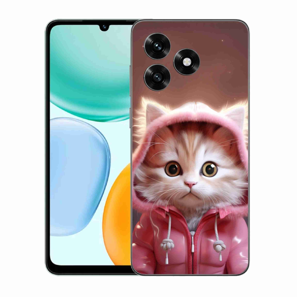 Gelový kryt mmCase na Honor X5c Plus - roztomilé kotě 3