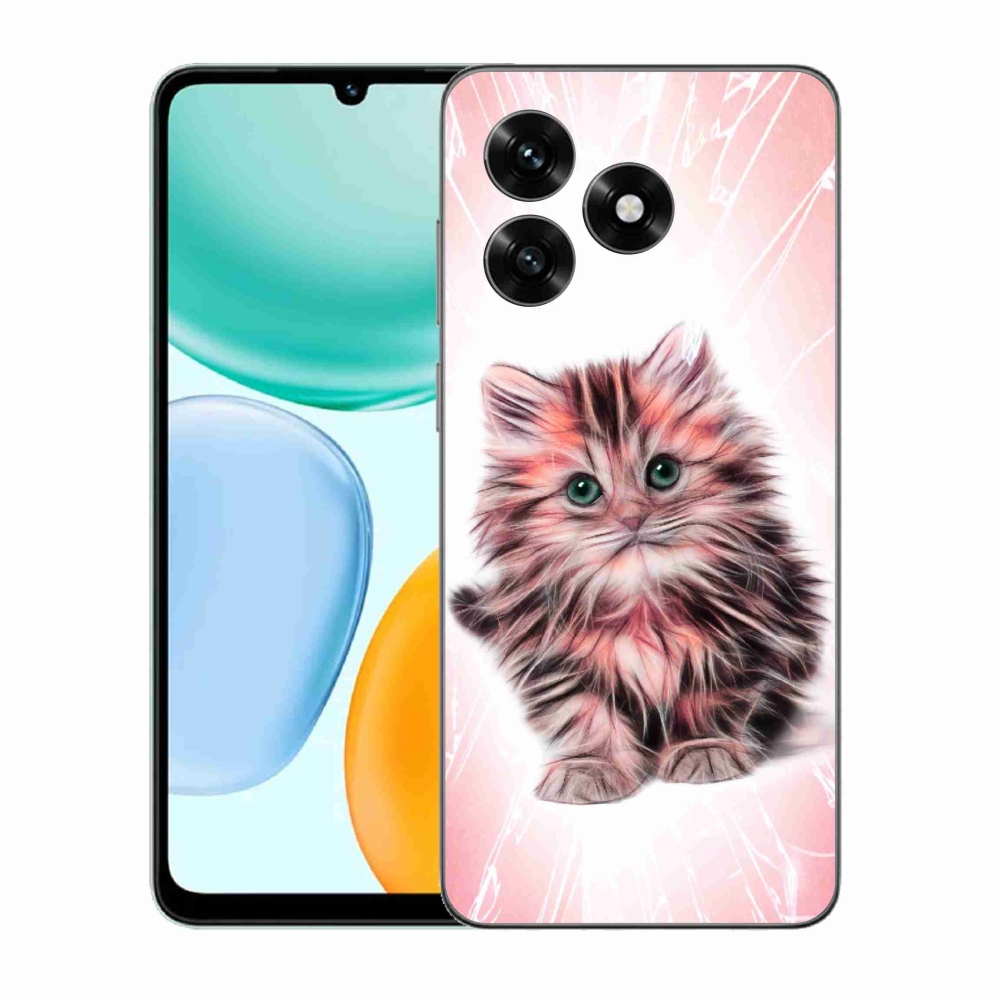 Gelový kryt mmCase na Honor X5c Plus - roztomilé kotě