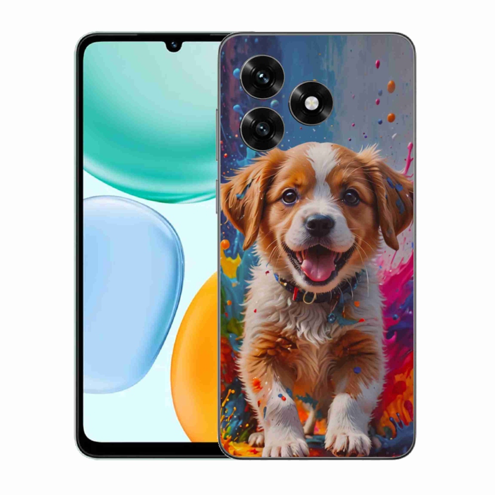 Gelový kryt mmCase na Honor X5c Plus - roztomilé štěně 3