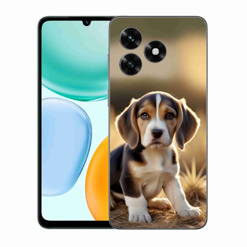 Gelový kryt mmCase na Honor X5c Plus - roztomilý bígl