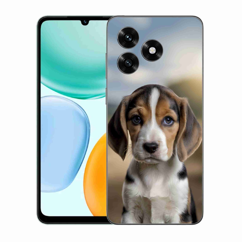 Gelový kryt mmCase na Honor X5c Plus - roztomilý bígl