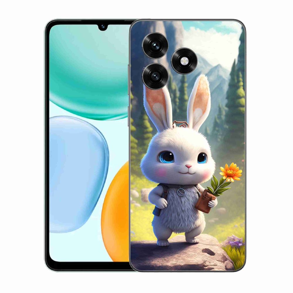 Gelový kryt mmCase na Honor X5c Plus - roztomilý králíček