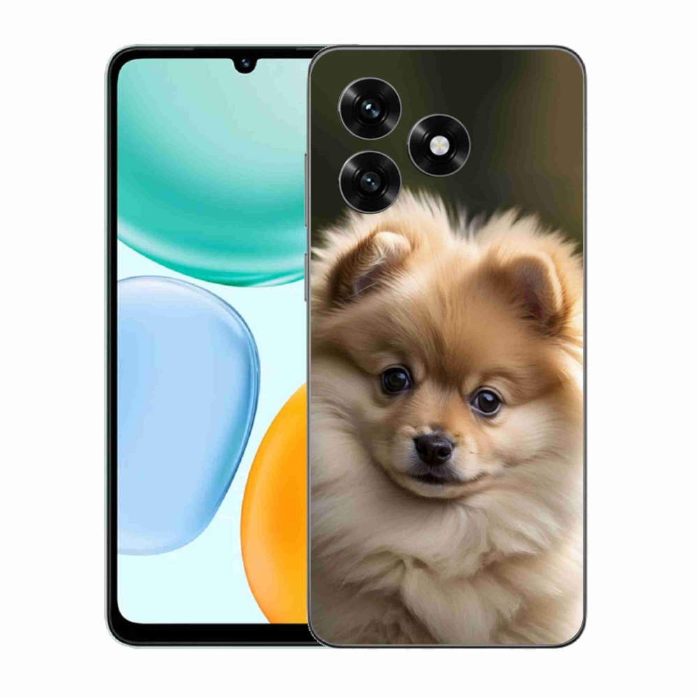Gelový kryt mmCase na Honor X5c Plus - roztomilý pomeranian 2