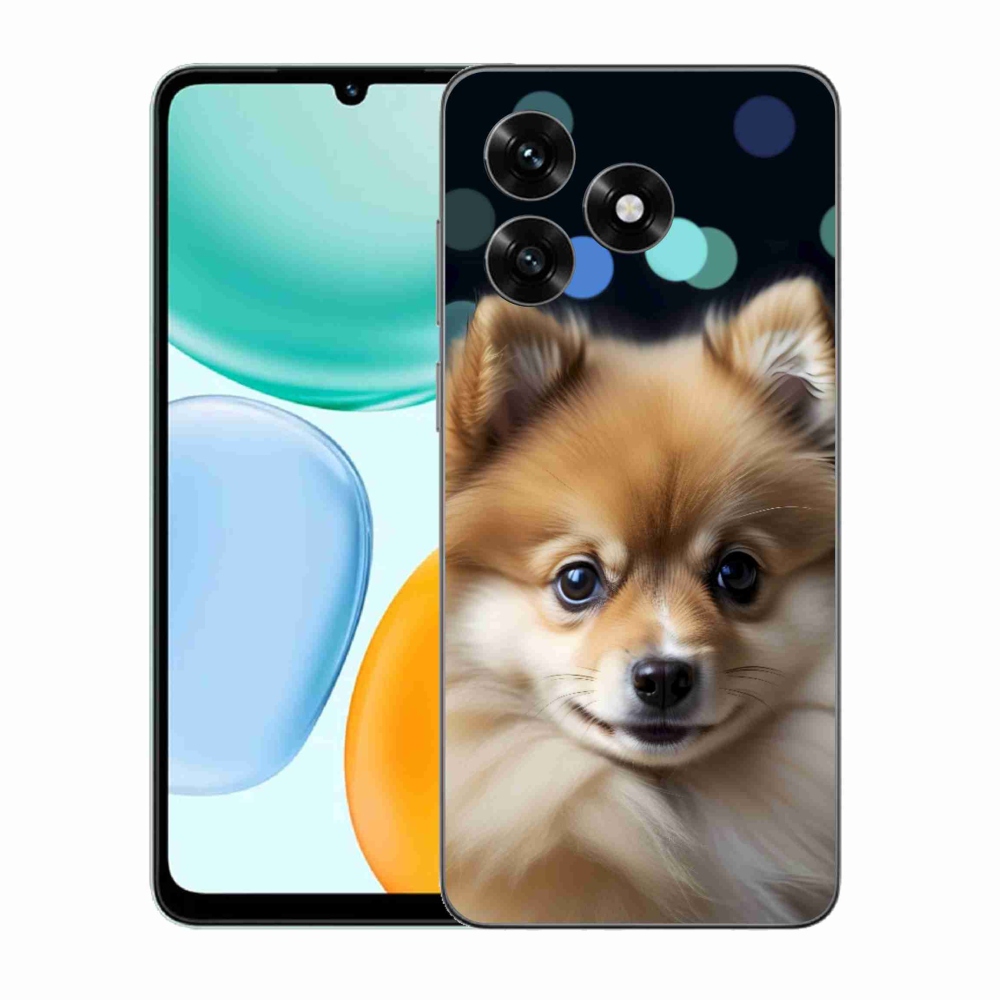 Gelový kryt mmCase na Honor X5c Plus - roztomilý pomeranian