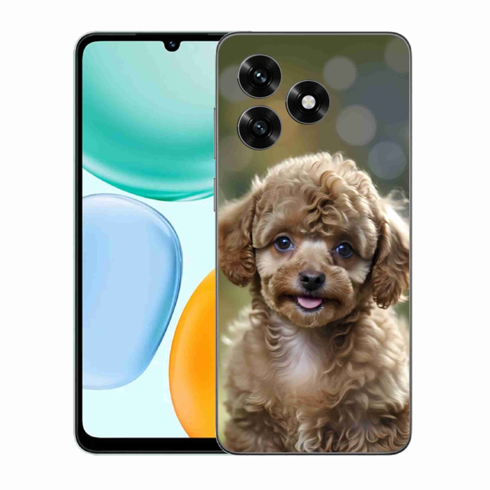 Gelový kryt mmCase na Honor X5c Plus - roztomilý pudl