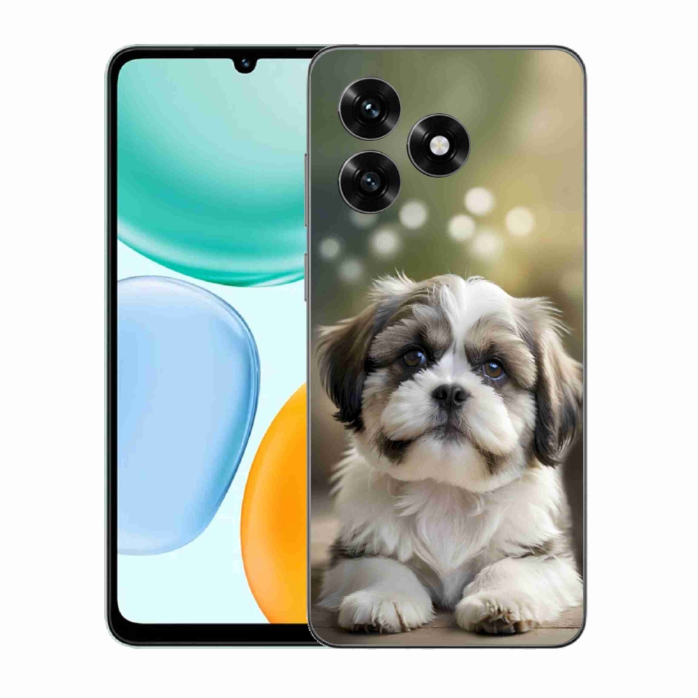 Gelový kryt mmCase na Honor X5c Plus - roztomilý shih-tzu