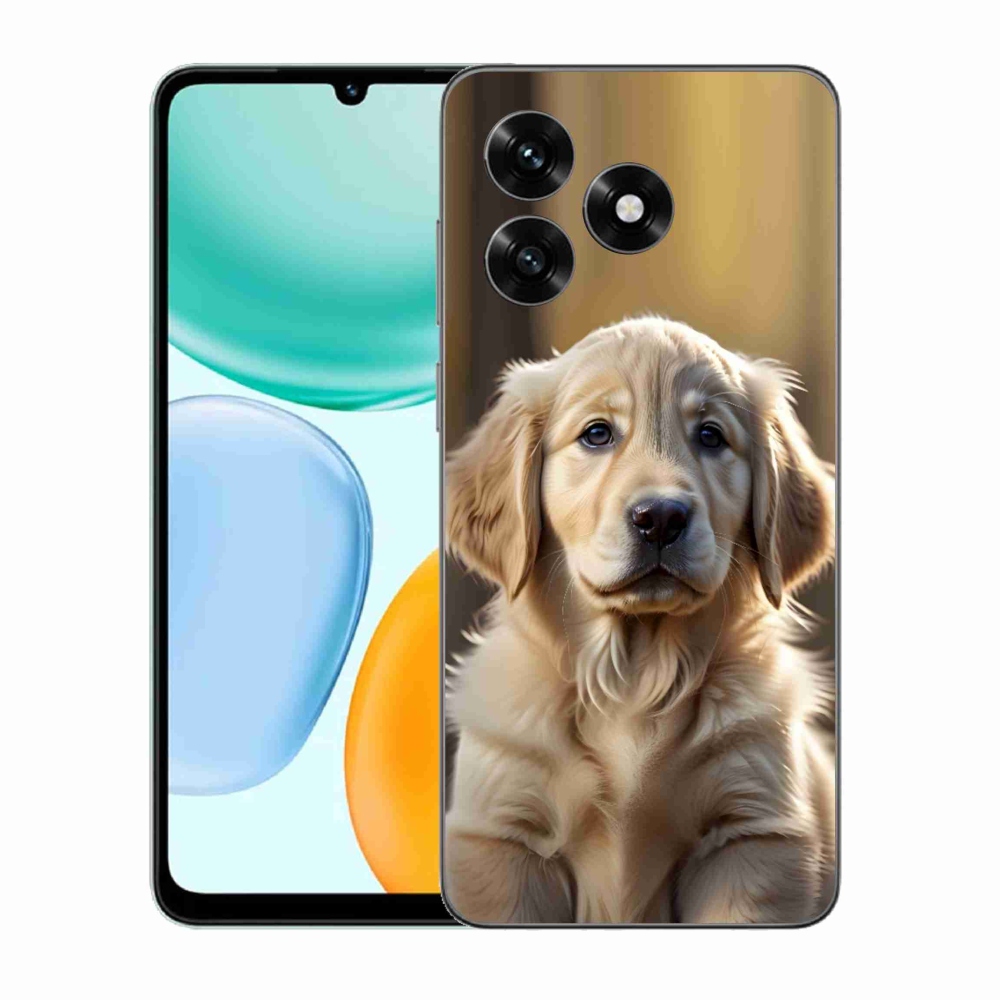 Gelový kryt mmCase na Honor X5c Plus - roztomilý zlatý retrívr