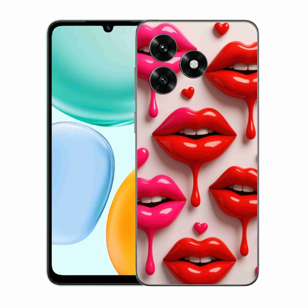 Gelový kryt mmCase na Honor X5c Plus - rty 2