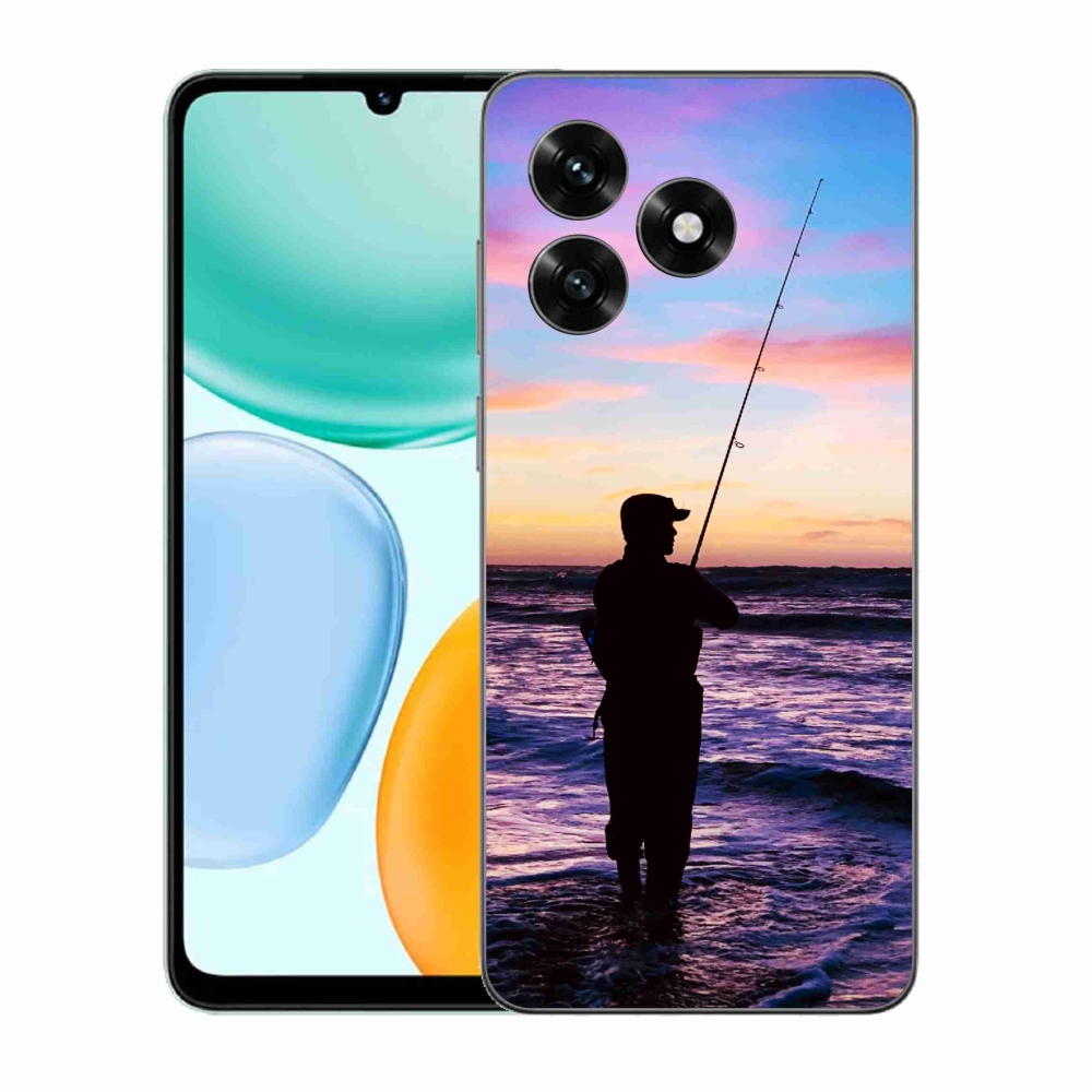 Gelový kryt mmCase na Honor X5c Plus - rybaření 1