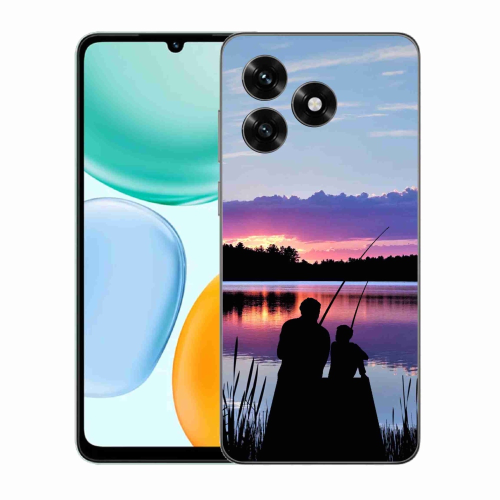 Gelový kryt mmCase na Honor X5c Plus - rybaření 2