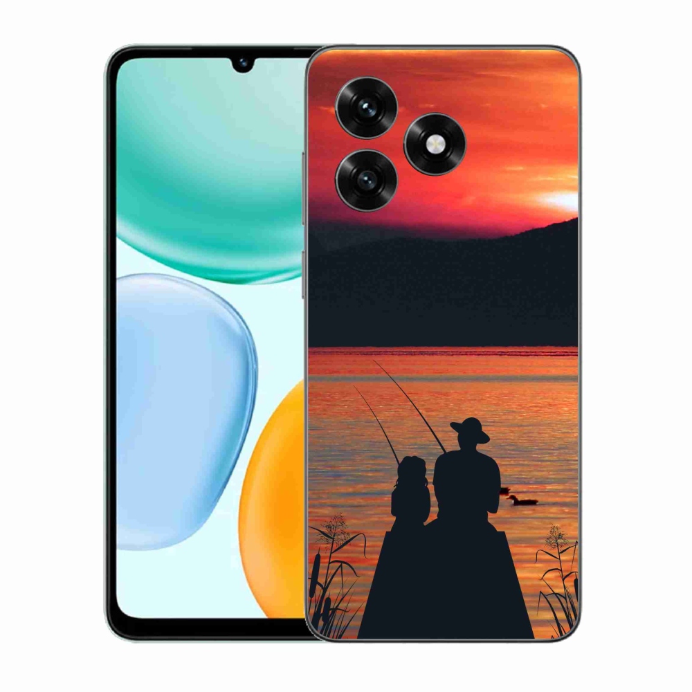 Gelový kryt mmCase na Honor X5c Plus - rybaření 3