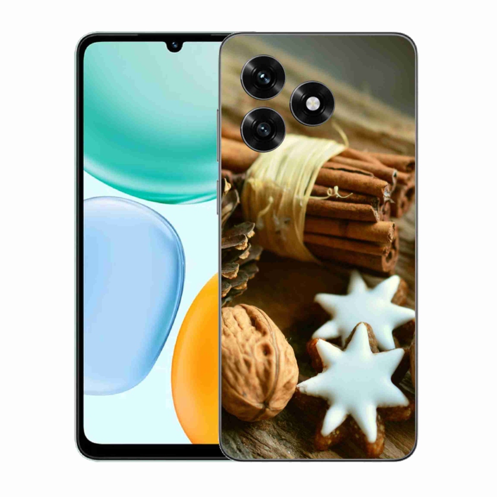 Gelový kryt mmCase na Honor X5c Plus - skořice a perníčky