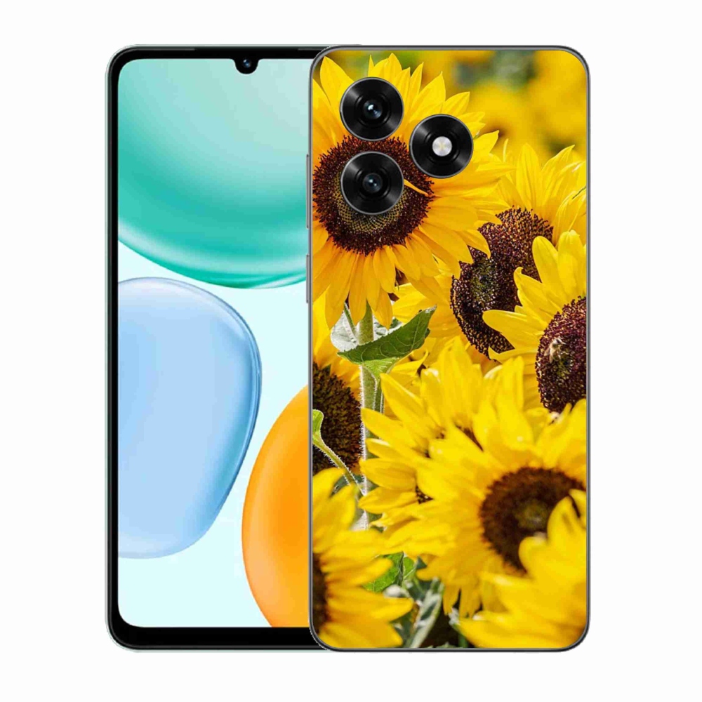 Gelový kryt mmCase na Honor X5c Plus - slunečnice