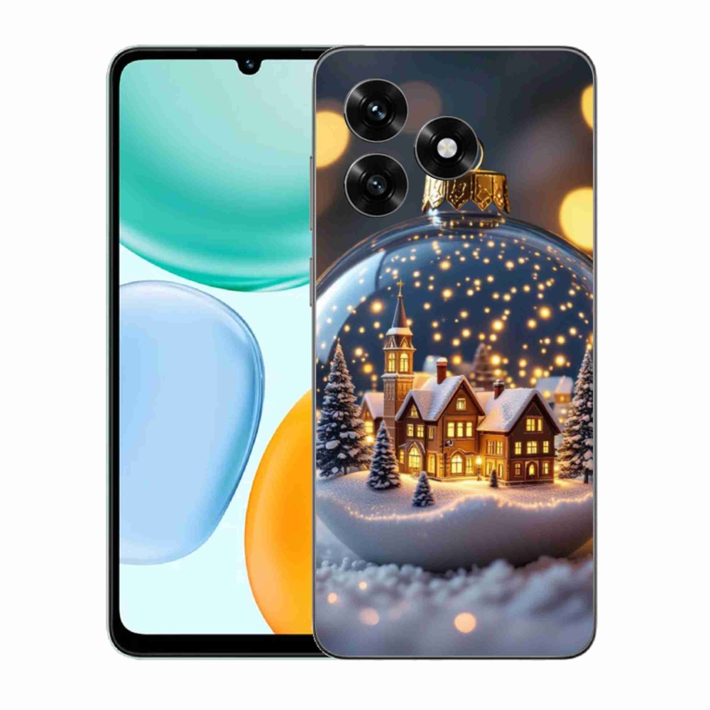 Gelový kryt mmCase na Honor X5c Plus - vánoční koule 4