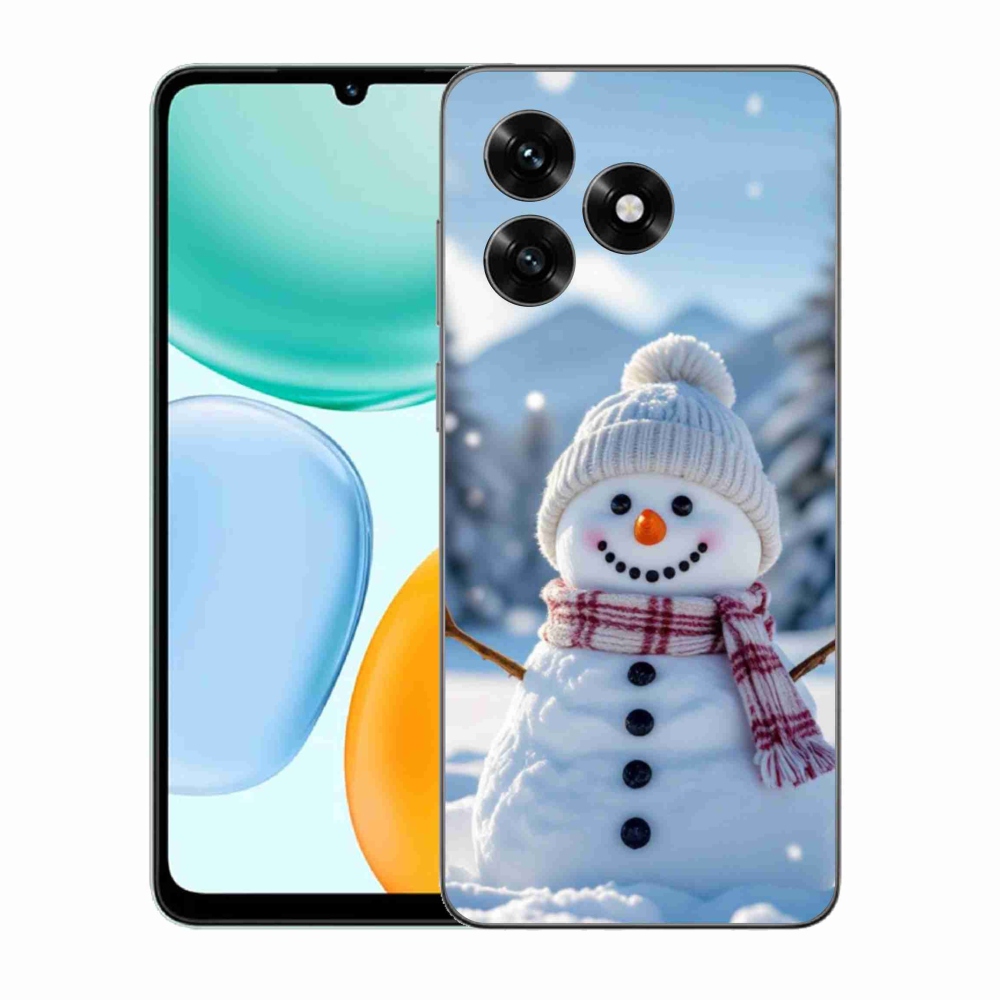 Gelový kryt mmCase na Honor X5c Plus - sněhulák 3