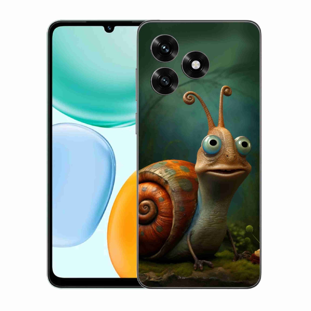 Gelový kryt mmCase na Honor X5c Plus - šnek