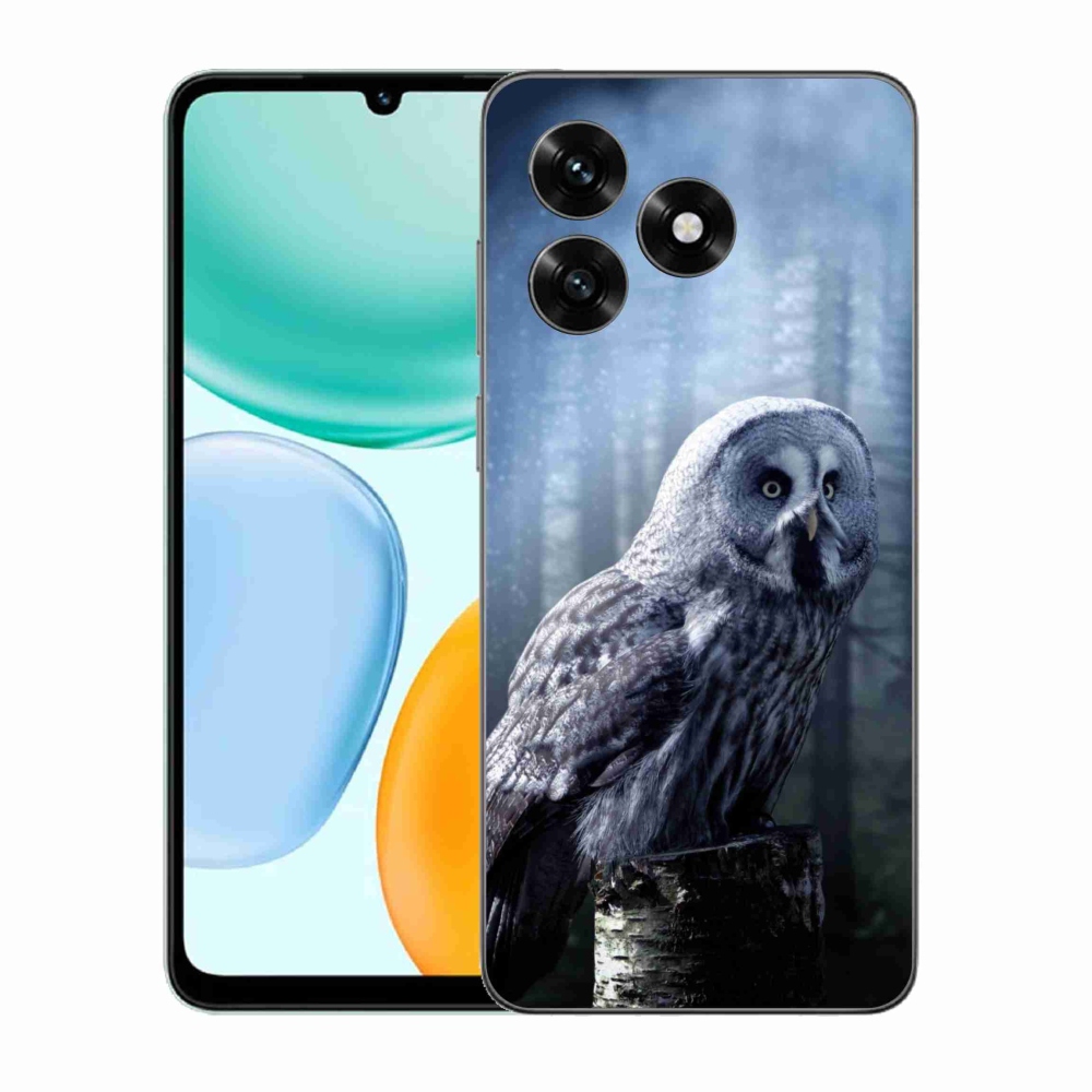 Gelový kryt mmCase na Honor X5c Plus - sova
