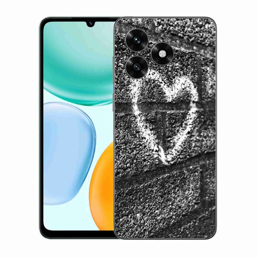 Gelový kryt mmCase na Honor X5c Plus - srdce na zdi