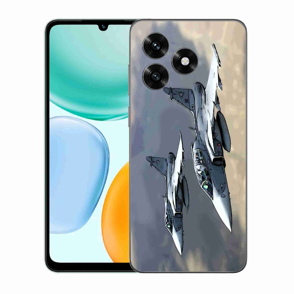 Gelový kryt mmCase na Honor X5c Plus - stíhačky