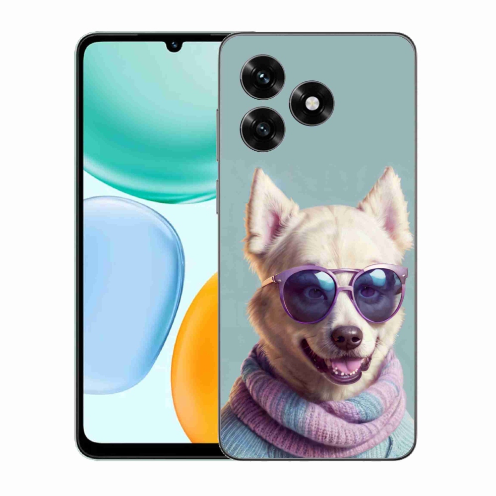 Gelový kryt mmCase na Honor X5c Plus - stylový německý špic