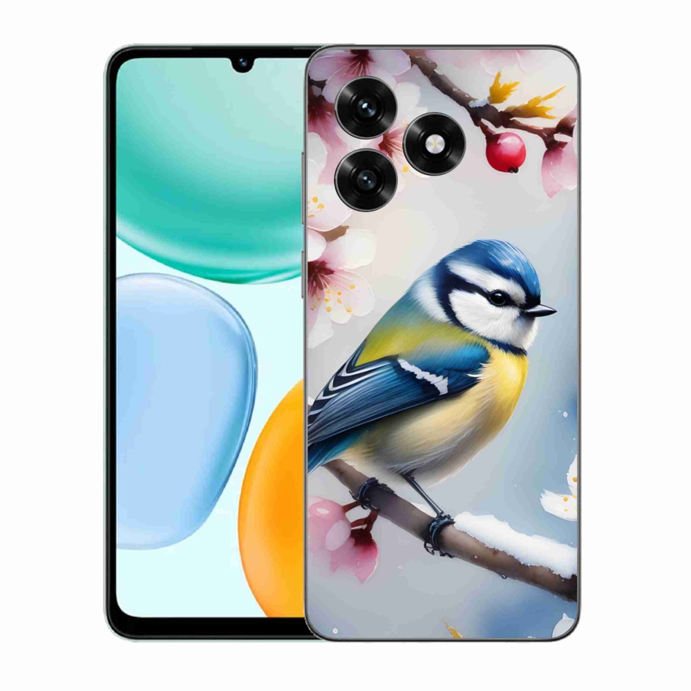 Gelový kryt mmCase na Honor X5c Plus - sýkorka