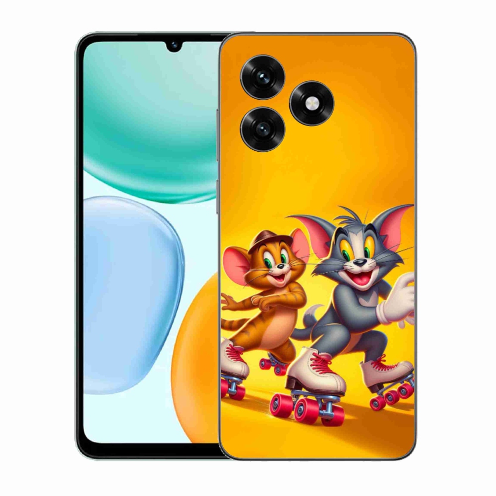 Gelový kryt mmCase na Honor X5c Plus - tom a jerry