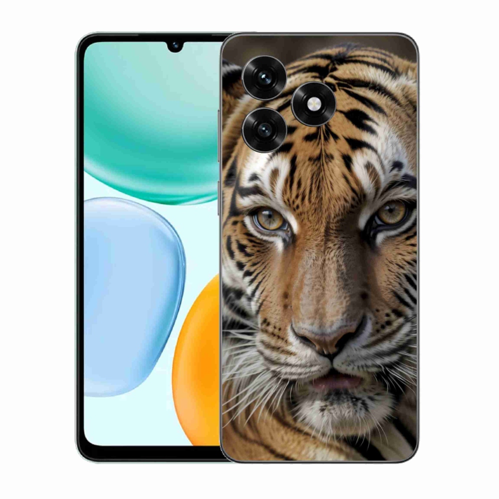 Gelový kryt mmCase na Honor X5c Plus - tygří pohled