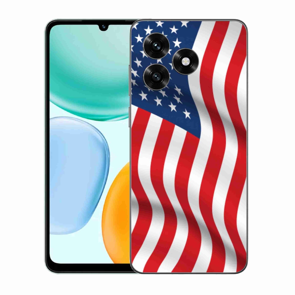 Gelový kryt mmCase na Honor X5c Plus - USA vlajka