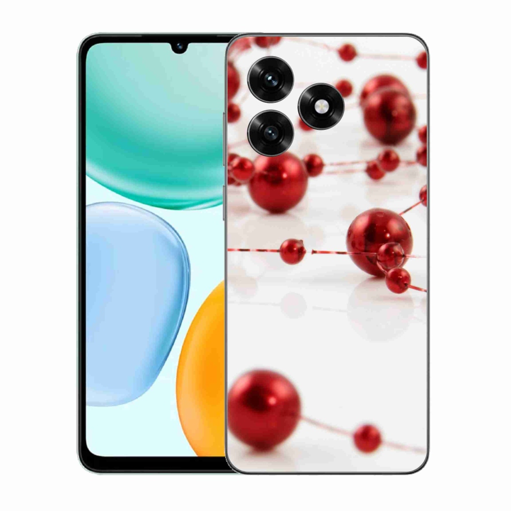 Gelový kryt mmCase na Honor X5c Plus - vánoční řetěz