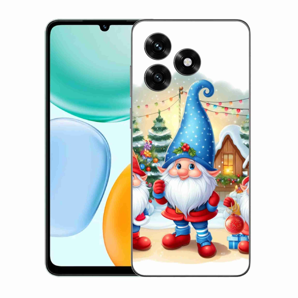 Gelový kryt mmCase na Honor X5c Plus - vánoční skřítci