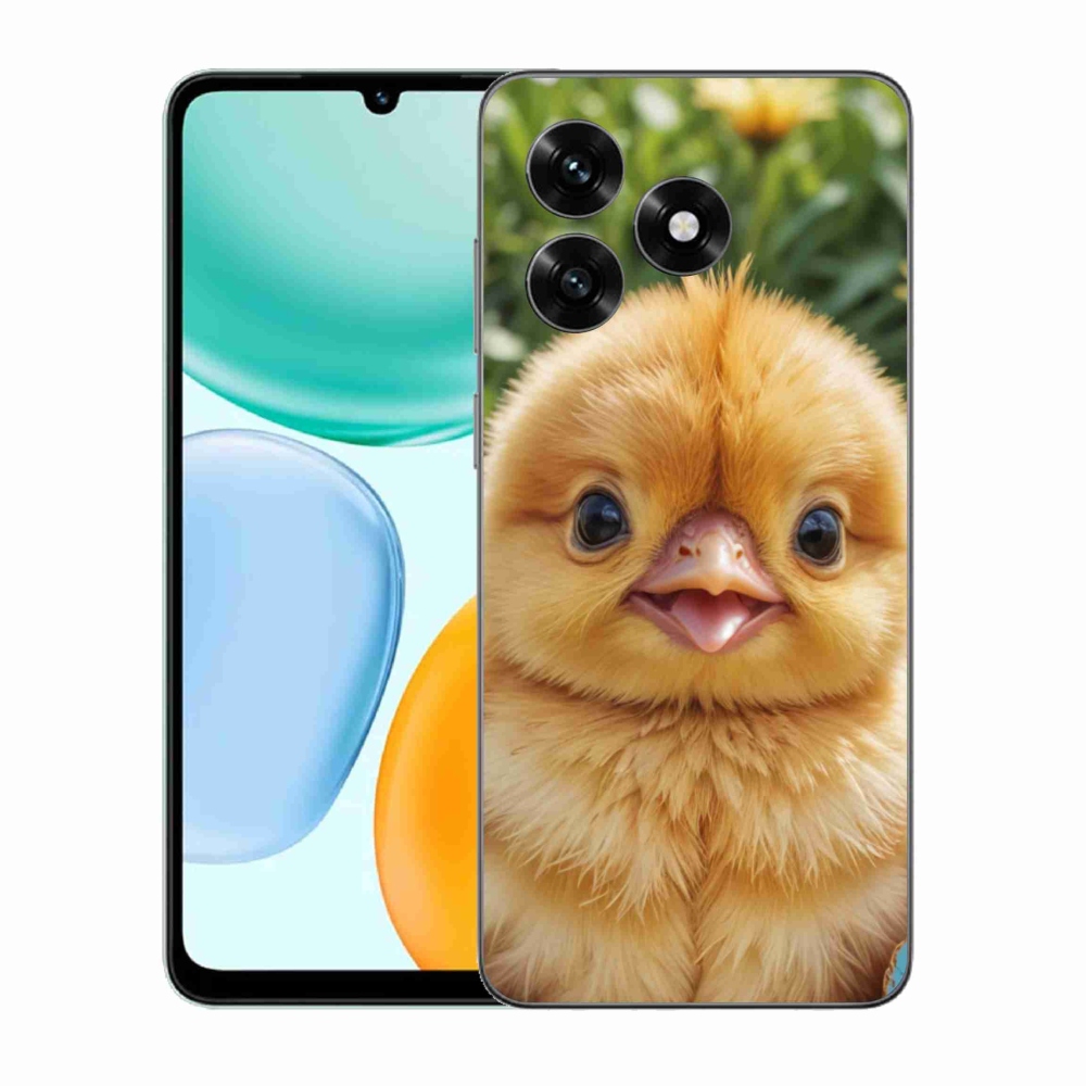 Gelový kryt mmCase na Honor X5c Plus - veselé kuřátko