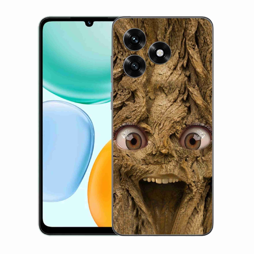 Gelový kryt mmCase na Honor X5c Plus - veselý strom s očima