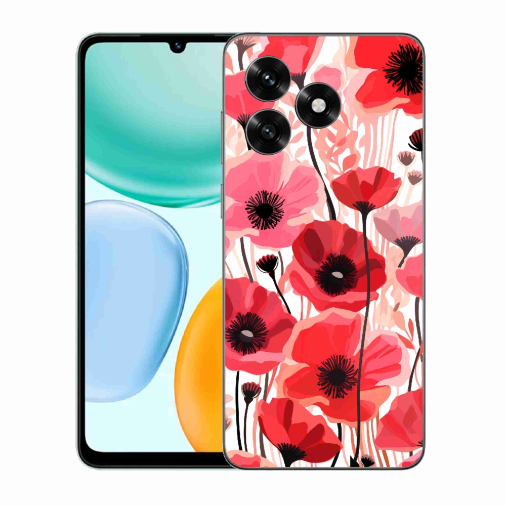 Gelový kryt mmCase na Honor X5c Plus - vlčí mák 1