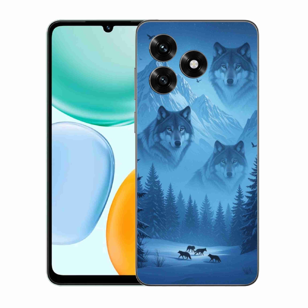 Gelový kryt mmCase na Honor X5c Plus - vlčí smečka