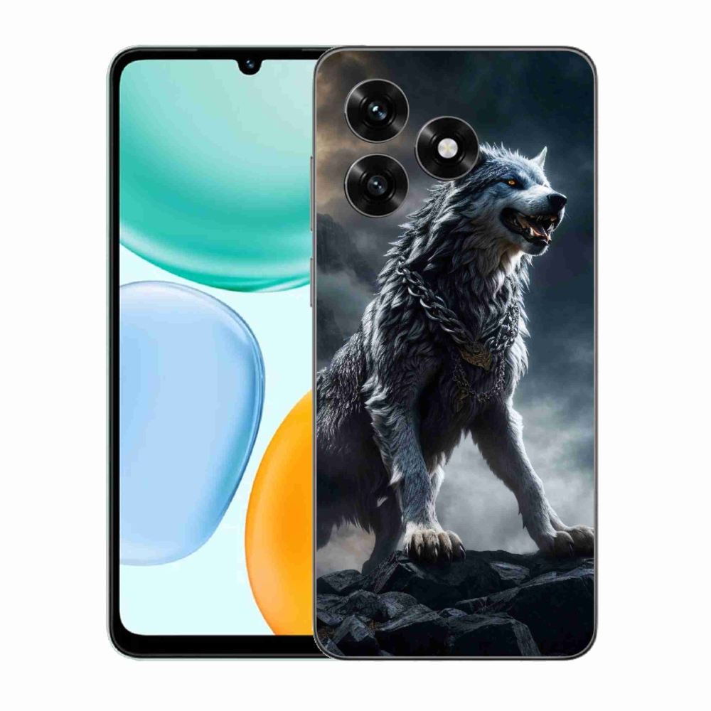 Gelový kryt mmCase na Honor X5c Plus - vlk 1