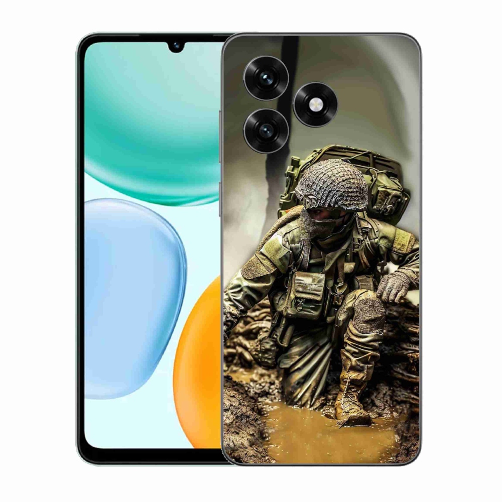 Gelový kryt mmCase na Honor X5c Plus - voják